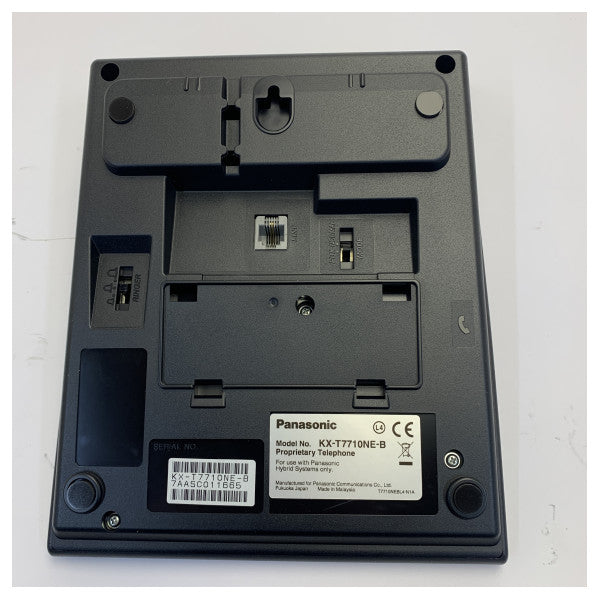 Telefono da tavolo analogico cablato Panasonic KX-T7710NE-B