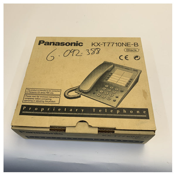 Telefono da tavolo analogico cablato Panasonic KX-T7710NE-B