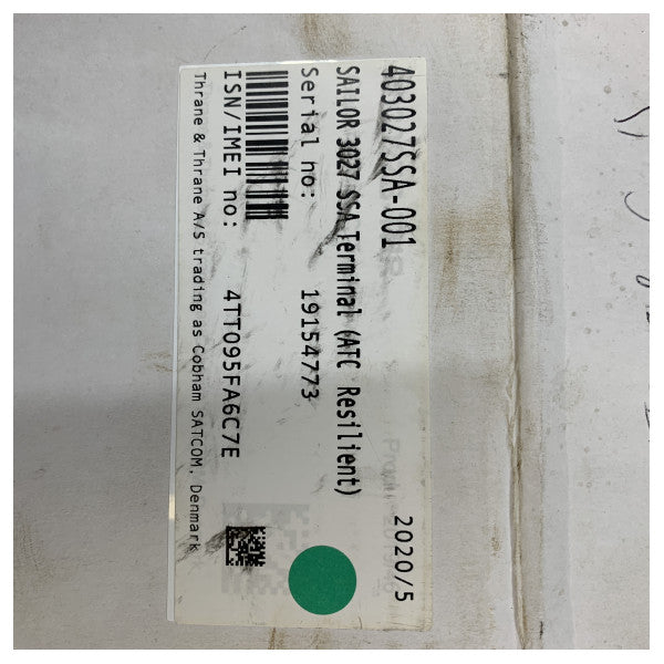 Sailor 3027 SSA マリン衛星通信端末 Inmarsat-C Mini-C - 中古
