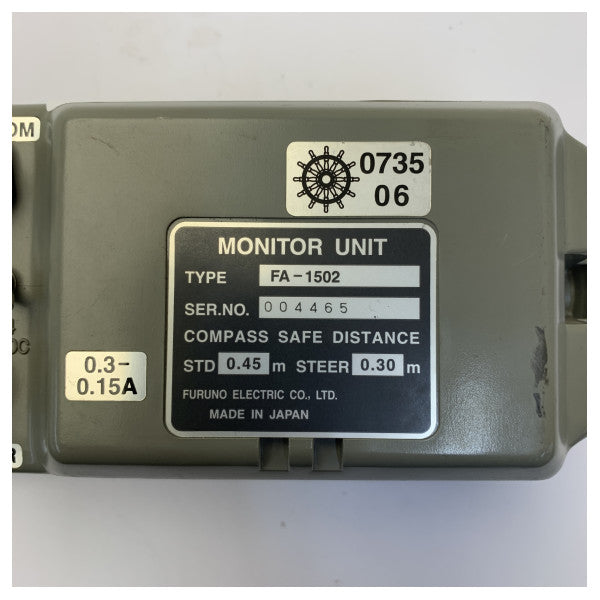 Furuno FA-1502-1 AIS Monitor Display Unit for FA-150 System - Used