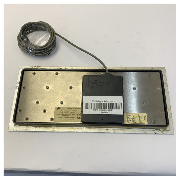 Marine Rustfrit Stål Qwerty Tastatur 2230-220011 til Beneteau Brugt