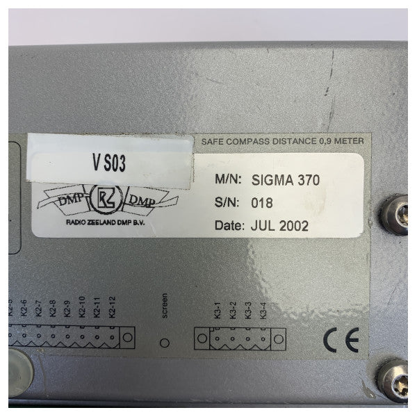 شاشة ملاحة البوصلة البحرية Radio Zeeland SIGMA-370 - مستعملة