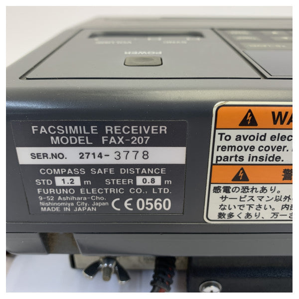 Furuno FAX-207 marine vejr-faxmodtager - brugt