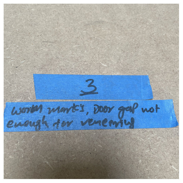 SANCO 耐火木製ドア 170305 DX H1930 x W640 mm