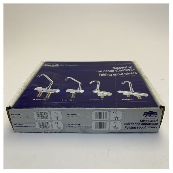 Trem Short Marine Mixer Tap with 18mm Large Spout - Yacht Hardware N0103110