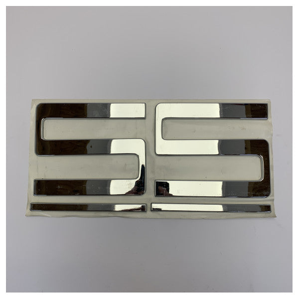 Azimut AZ55 Yacht-Logo-Emblem Chrom ABS Selbstklebendes Abzeichen - Version 2012