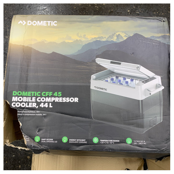 Dometic Преносим компресорен хладилник CFF 45 45 л AC/DC хладилник/фризер, тъмносив