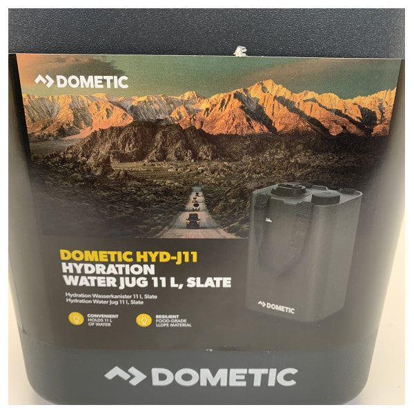 Dometic إبريق ماء GO Hydration سعة 11 لتر خزان ماء محمول باللون الأردوازي/الأسود