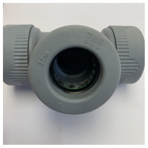 TAR 22mm Marine Plumbing T-Fitting - ABC-D-22-1