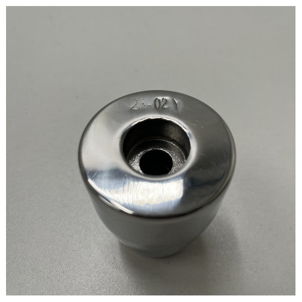 6x Beneteau Edelstahl Zepterstockhalter 25 mm - 163025