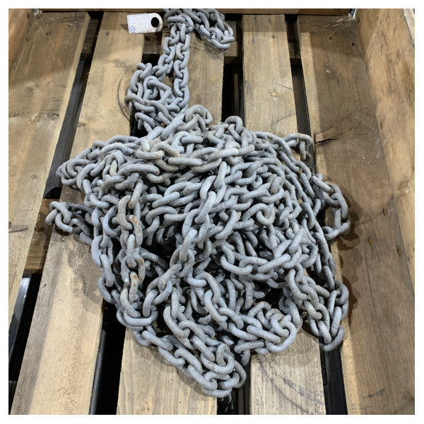 Sanguineti ankerkæde 10 mm x 30 m galvaniseret DIN766 yachtbeslag