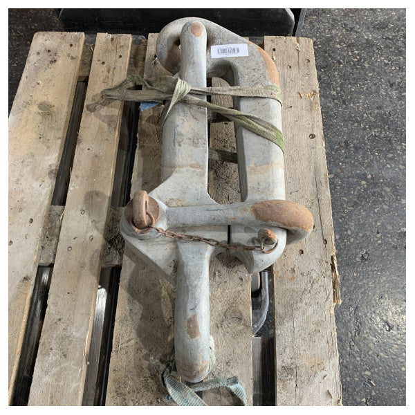 Sanguineti 125 KG High Hold Stocklos Yacht-Anker aus verzinktem Stahl