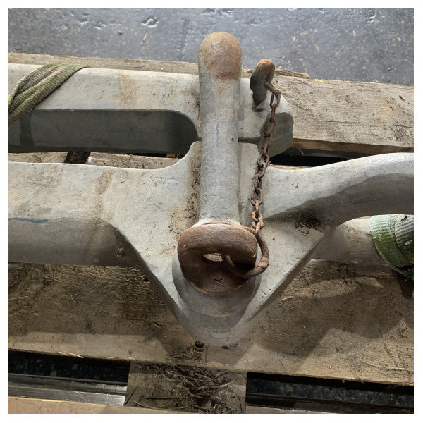Sanguineti 125 KG High Hold Stocklos Yacht-Anker aus verzinktem Stahl