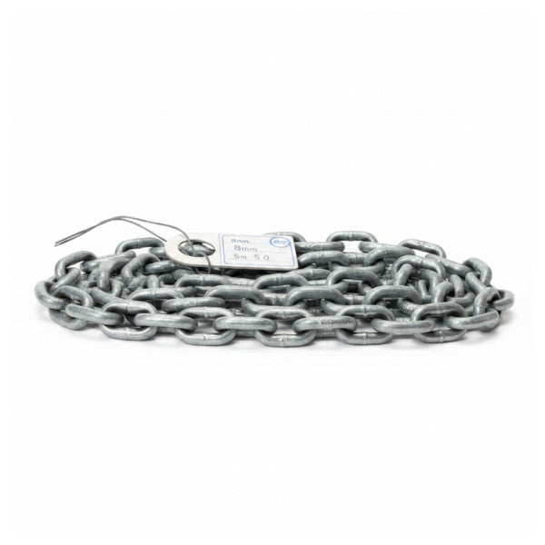 Sanguineti Galvanized Anchor Chain 8mm x 50m DIN 766