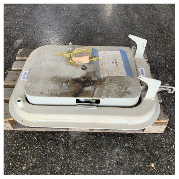 Custom Line Ferretti Waterproof Steel Access Hatch 100x80cm - Yacht Hardware