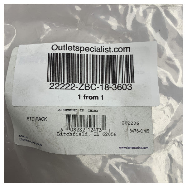 سييرا 18-3603 طقم خرطوم سحب المياه أسود