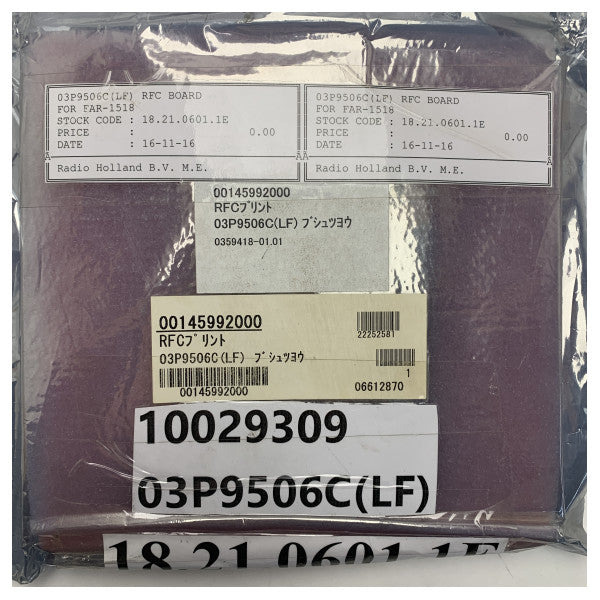 Furuno 03p9506c (LF) RFC Printed Circuit Board RTR-100