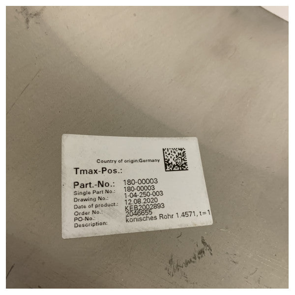 Hochwertige 300-mm-Edelstahl-Auspuffkupplung für die Schifffahrt, resistent gegen Korrosion und raue Seebedingungen