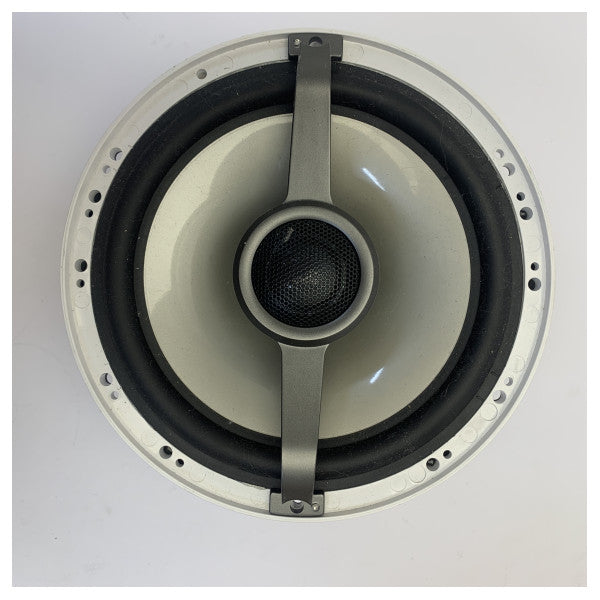 Altifalante coaxial marítimo JL Audio M6-770X-S-GmTi de 7,7 polegadas com LED - Cinzento/Titânio