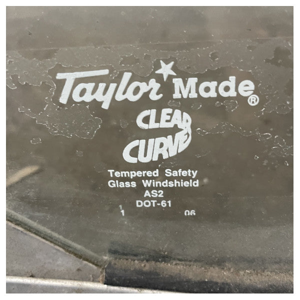 Bayliner 205 SE 2007 Aluminiumrahmen Windschutzscheibe Steuerbord Seiten Ersatzglas