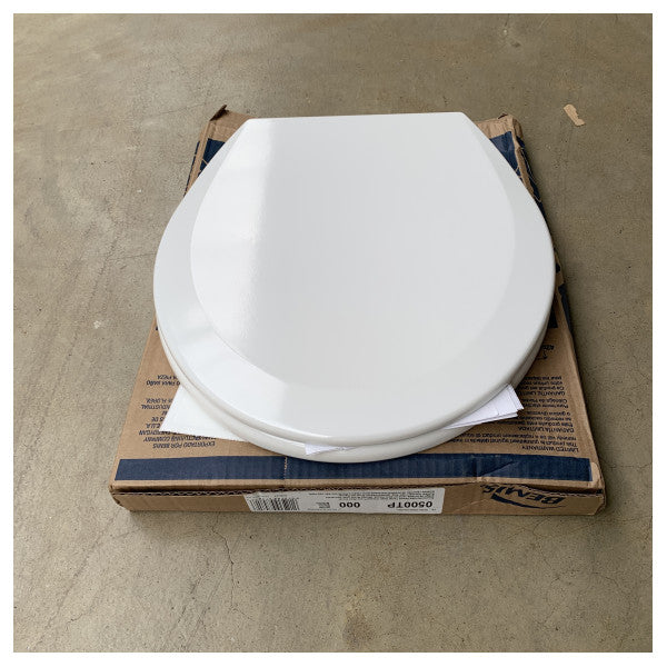 Jabsco Deluxe Flush DF14 24V Elektrische Marine-Toilette mit Softclose-Sitz und Pumpe - 58280-3024