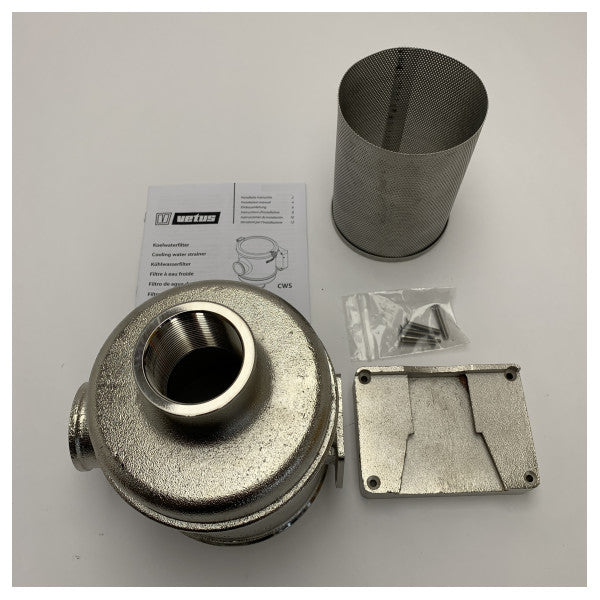 Vetus CWS13/4 Marine-Seewasser-Kühlfilter 1 3/4 Zoll