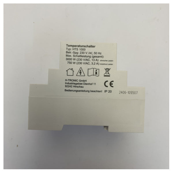 H-Tronic HTS 1000 Temperaturschalter-Controller -99°C bis +850°C - HTS-1000
