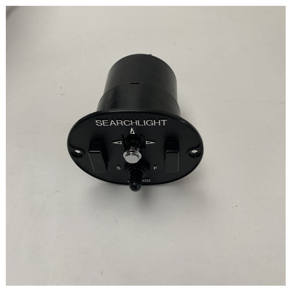 جهاز البحث البحري Jabsco SL255 بجهد 24 فولت مع تحكم عن بُعد، مطلي باللون الأسود