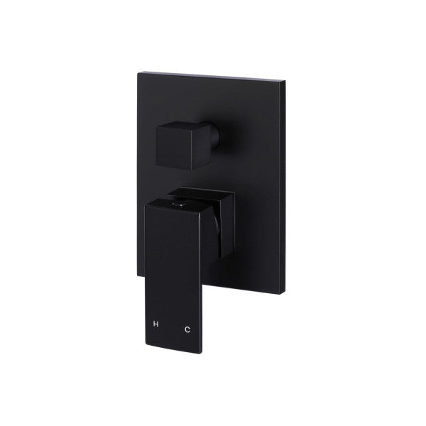 Meir MW02 Square Brass Bronze Double Shower Mixer - Incomplete Set