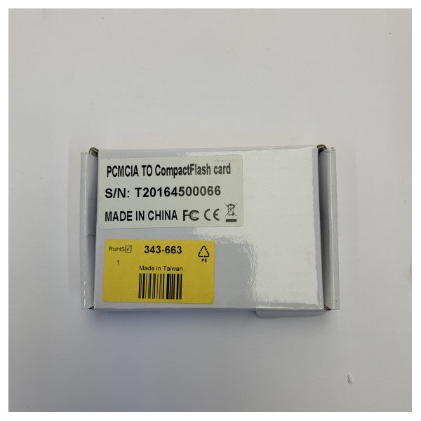 Adaptateur PCMCIA vers carte CompactFlash CF 343-663 - Données de navigation marine