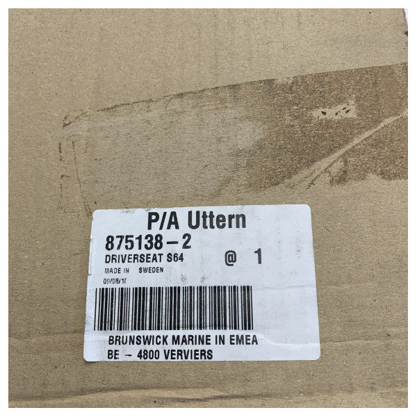 Uttern S64 Boot Fahrer Sitz Sitzkissen Blau - 875138-2