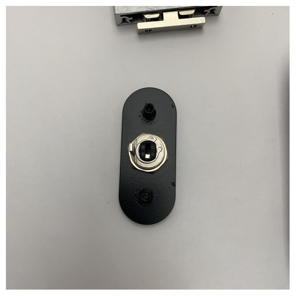 Southco Black Marine Side Door Lock Set with Handles and Cylinder Lock