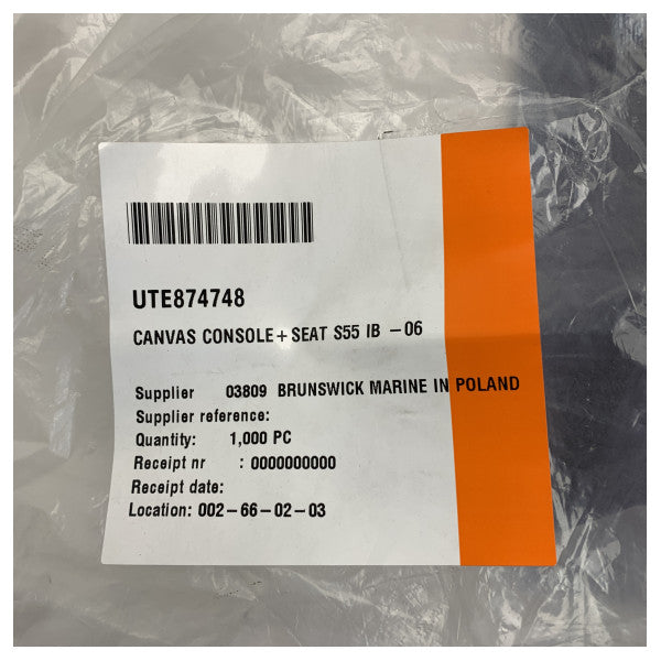 Uttern S55 Pilotensitz und Steuerkonsole Abdeckung Blau - 874748