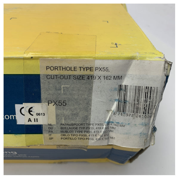 Vetus Marine Oval Portlight PX55 Aluminium 419 x 162 MM -