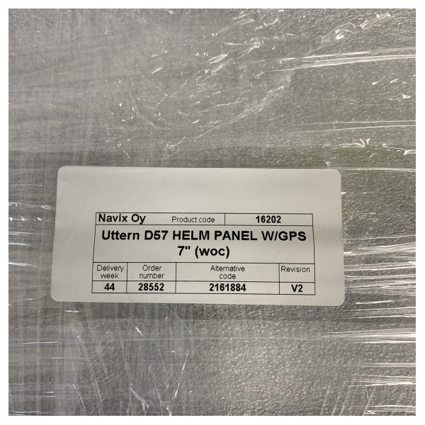 Uttern D57 7 Zoll Marine GPS Helm Panel mit Instrumentenausschnitten - 2161884