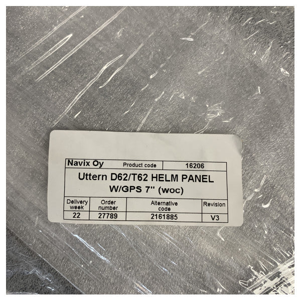 Uttern D62/T62 7 Zoll GPS-Panel Helm mit Ausschnitten - 2161885