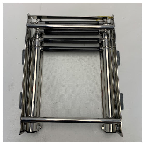 Plastimo utdragbar badstege i rostfritt stål 4 steg underbyggnad