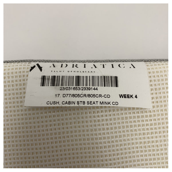 Cojín del asiento del Quicksilver 805 Cruiser y del Uttern D77 Cabin