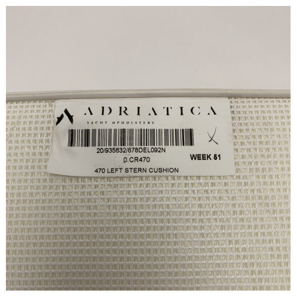 クイックシルバー 470 クルーザー 左舷のクッション - 878DEL092N