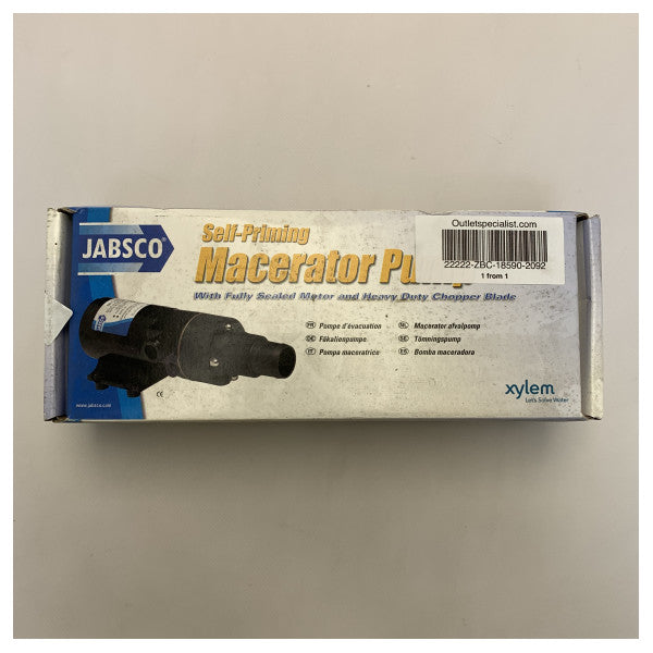 Помпа Jabsco Macerator | помпа за черна вода 12V - 18590-2092