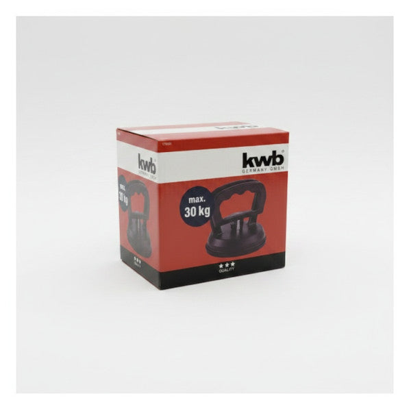 KWB Ventosa elevadora capacidad de 30 kg - asa de vacío para vidrio y azulejos - 179890