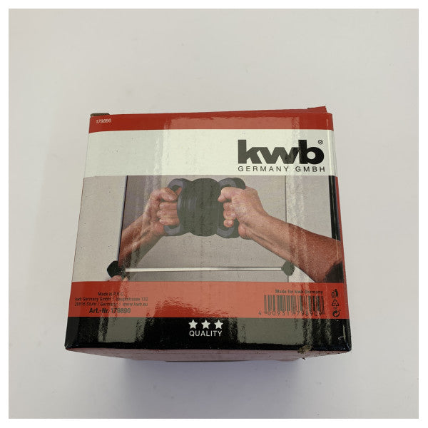 KWB Ventosa elevadora capacidad de 30 kg - asa de vacío para vidrio y azulejos - 179890