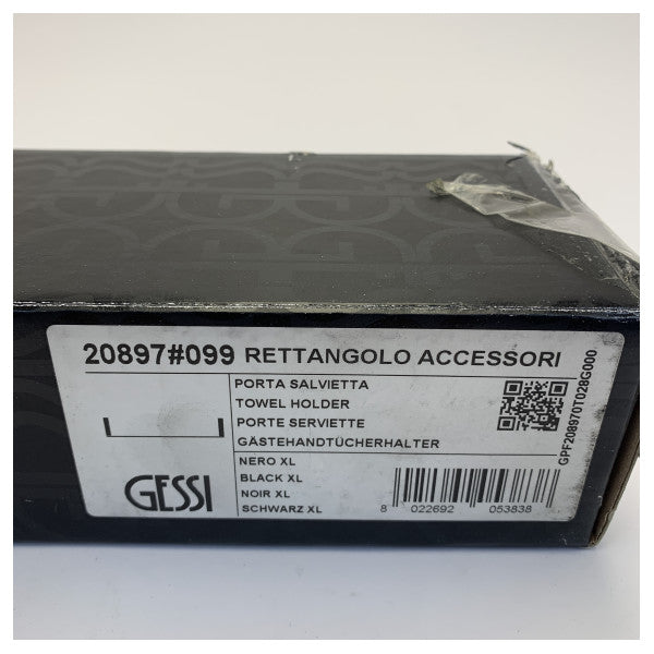 Gessi 20897-099 Rettangolo Portasalviette da parete 30 cm