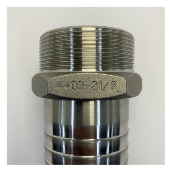 Adapter til han-slangehagespids i rustfrit stål 4408-21-2 Yacht Hardware
