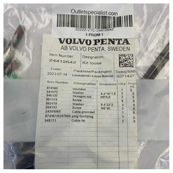 Volvo Penta 24412642 Marine-Motor-Installationskit