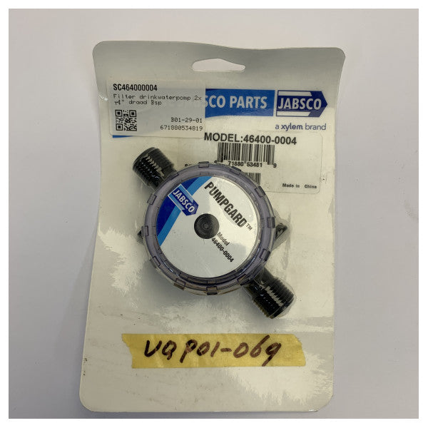 Jabsco 46400-0004 Marinepumpen-Filter Inline-Wasserfilter