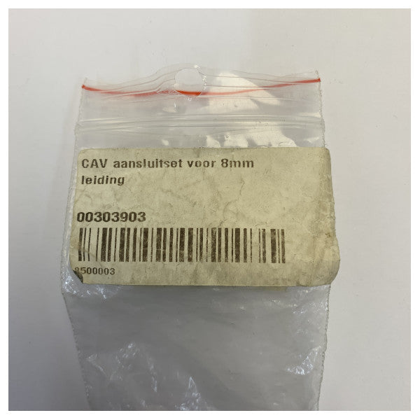 CAV TE303903 Marine Compression Fitting Set for 8mm Fuel & Hydraulic Lines