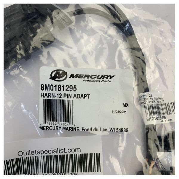 Arnés de cableado eléctrico Mercury Marine 8M0181295