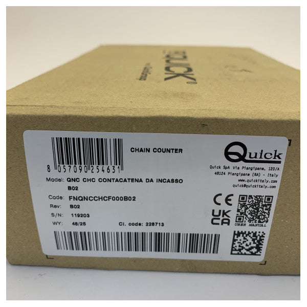 Panneau de commande pour guindeau et compteur de chaîne Quick QNC CHC Marine 12/24V