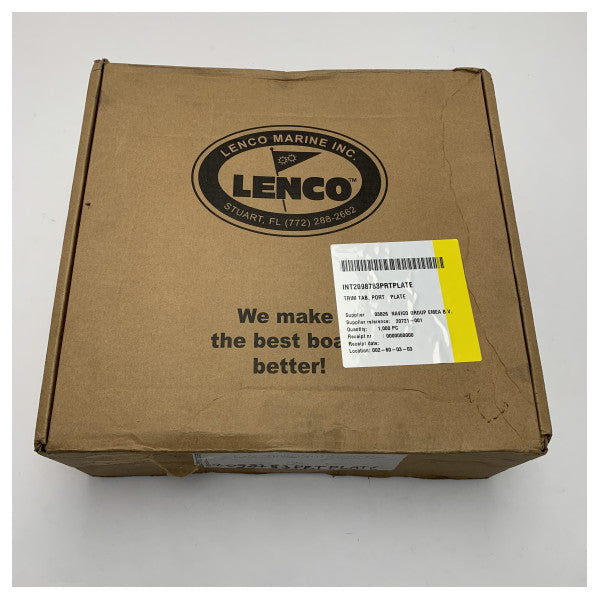 Lencoステンレス鋼ポートサイド12 x 12インチトリムタブブレード20721-001